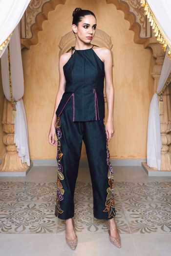 Shagun Nagi The Label Halter Neck Top & Pant Set 