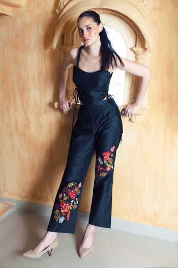 Shagun Nagi The Label Cropped Blouse & Pant Set 