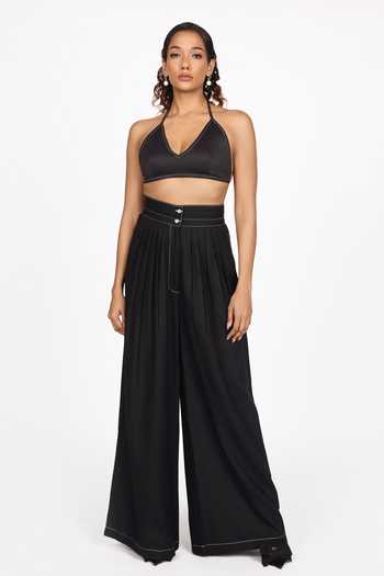 Dev And Viv Plain Wide Legged Trouser 