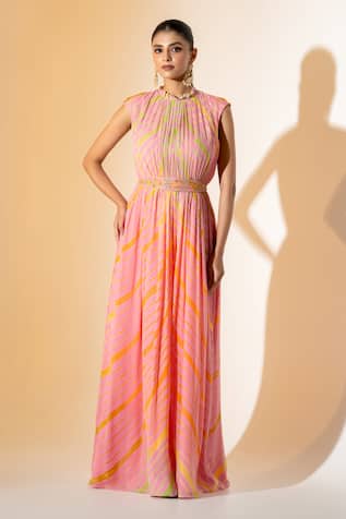 K-Anshika Leheriya Pattern Dress 