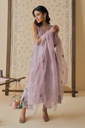 Bhawna Sethi Badal Placement Embroidered Kurta Set 