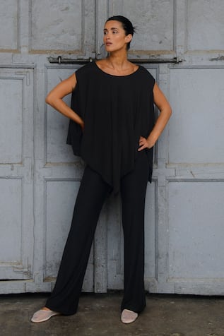 Ituvana Karma Jersey Cotton Top & Pant Set 