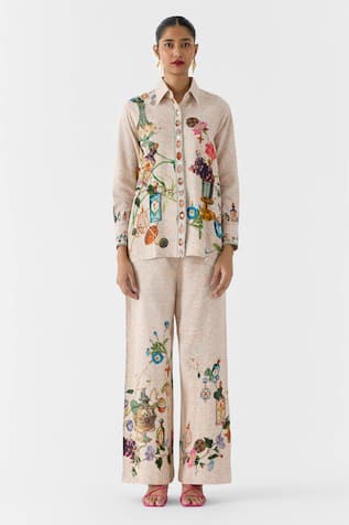 Studio Rigu Faberge Printed Shirt & Pant Set 