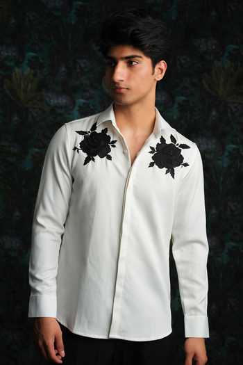House Of Koa Noir Rose Shirt 