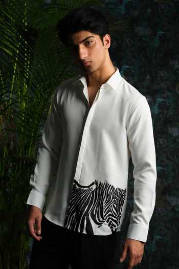 House Of Koa Zira Print Shirt 