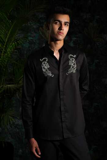 House Of Koa Tigris Embroidered Shirt 