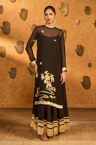 Masaba Stillwater Bloom Anarkali With Kurta