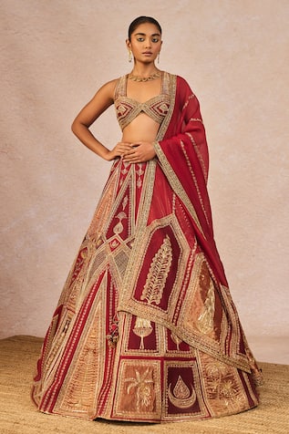 Masaba Tenu Takdi Ravah Embroidered 12 Kalis Bridal Lehenga Set