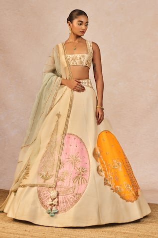 Masaba Mahek Ti Hui Chandni Embroidered Lehenga Set