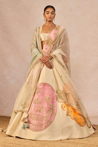 Masaba Mahek Ti Hui Chandni Embroidered Lehenga Set