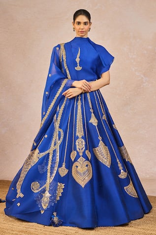 Masaba Dil Jaanta Hai Embroidered 12 Kalis Lehenga Set