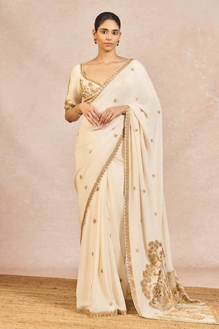 Masaba Namkeen Embroidered Saree With Blouse 