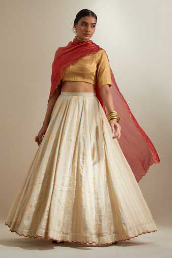 Vinusto Zari Stripe Lehenga Set 