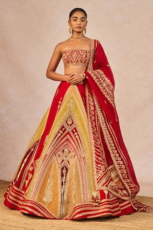Masaba Garam Masala 12 Kalis Embroidered Lehenga Set 