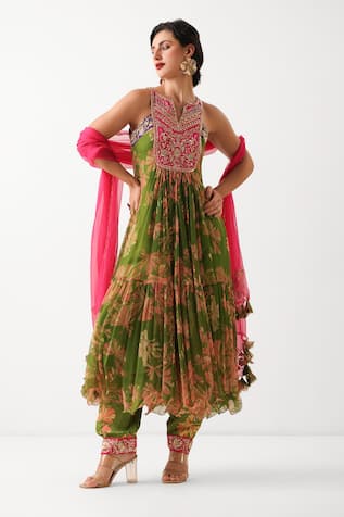 Pallavi Jaipur Saraswati Printed Kurta Salwar Set 