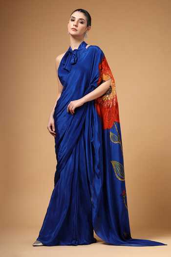 Gazab by Miku Kumar Auraya Pre-Draped Saree With Blouse 