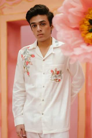 Vaani Beswal Zarah Berry Branches Shirt 