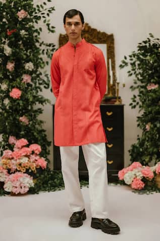 Vaani Beswal Finch Pintuck Short Kurta 