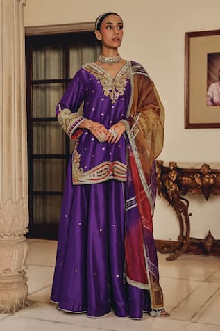 Ajiesh Oberoi Raatrani Elegance Sharara Set 