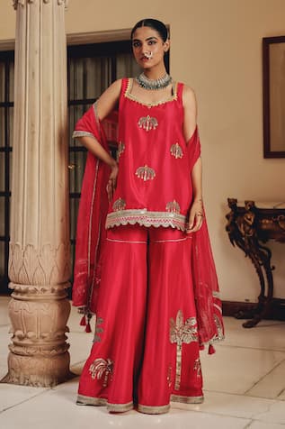 Ajiesh Oberoi Rani Bahaar Glam Gharara Set 