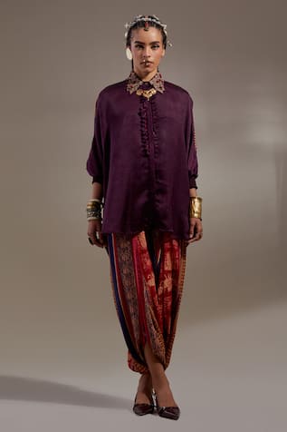 Aseem Kapoor Mandala Pattern Shirt & Trouser Set 
