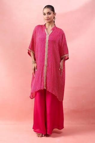 Alaya Advani Bandhani Kurta & Flared Pant Set 