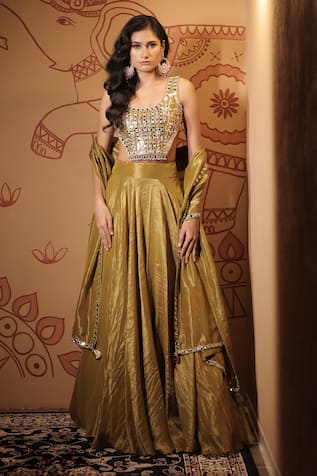 Vana Ethnics The Sheesh Mahal Embellished Lehenga Set 