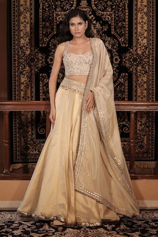 Vana Ethnics The Roopmati Zardozi Work Lehenga Set 
