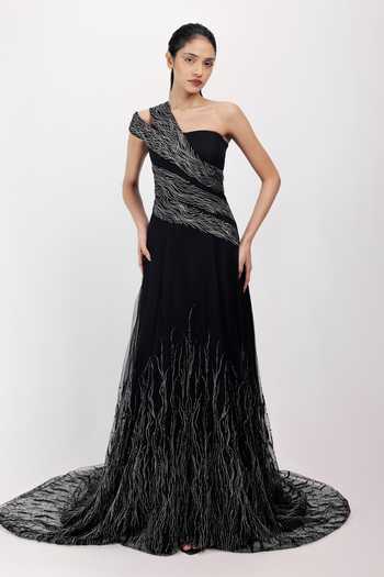 Siddhant Agrawal The Ethereal Root Embroidered Gown 