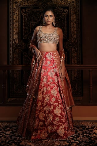 Vana Ethnics The Virasat Ornamental Embellished Lehenga Set 