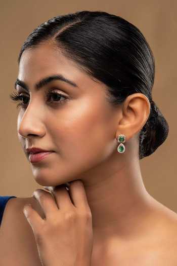 Sica Jewellery 925 Silver Manorama Drop Earrings 