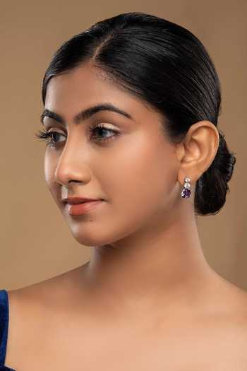 Sica Jewellery 925 Silver Vyjya Embellished Earrings 