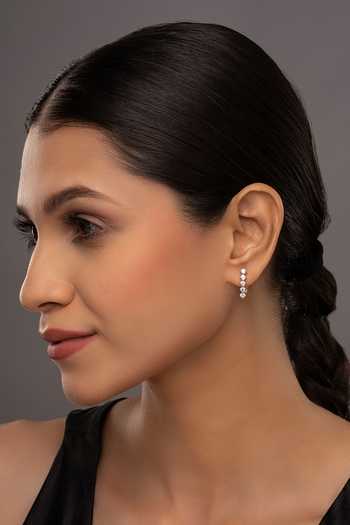 Sica Jewellery 925 Silver Eva Embellished Earrings 