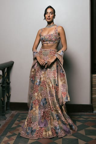 Mishru Amelia Embroidered Lehenga Set 