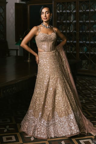 Mishru Zyra Embroidered Lehenga Set 