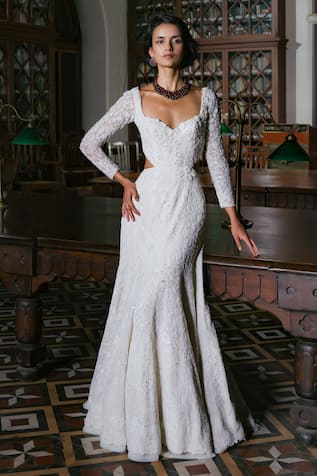 Mishru Seraphina Embroidered Gown 