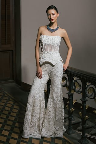 Mishru Mabel Embroidered Pant Set 