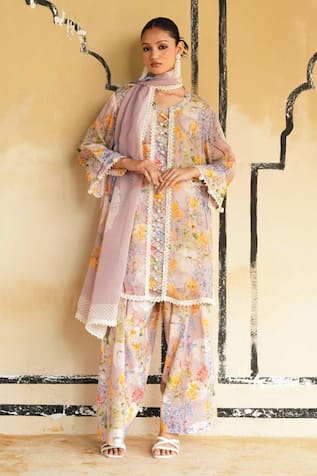 Rainas Kutch Whispers Printed Kurta Salwar Set 