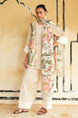 Rainas Jaisalmer Glow Printed Kurta Salwar Set 