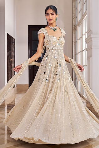 Nidhika Shekhar Ullas Embroidered Anarkali With Dupatta 