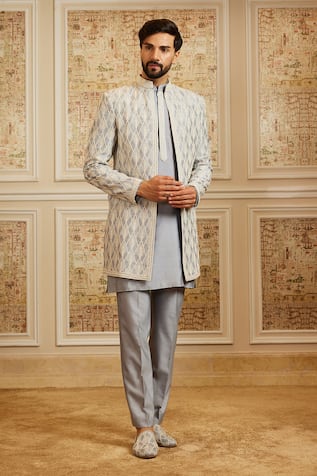 Roqa Kourosh Bandhgala Kurta Set 