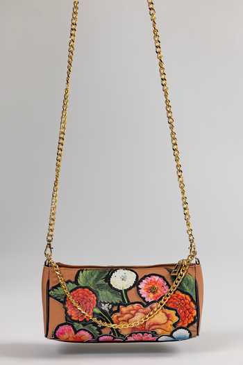 The Garnish Company Cortona Floral Patchwork Dual Sling Bag 