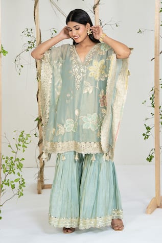 Ellemora Fashions Sapphire Grace Kaftan Set 