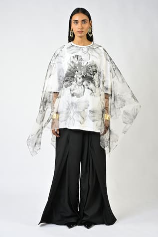 Huemn Canine Print Sleeveless Kaftan 