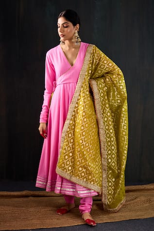 Tuli Rangili Angarakha Anarkali Set 