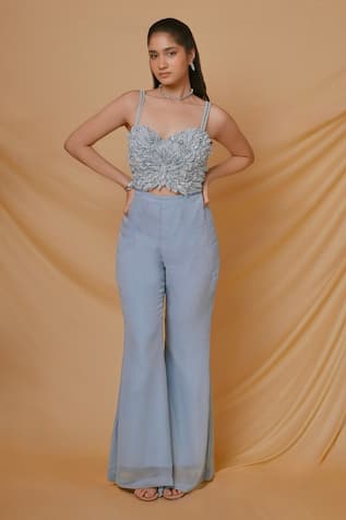 Richa Jaisinghani Label Mirage Embroidered Jumpsuit 