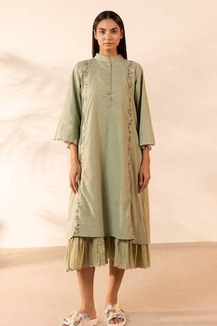 Bloomberry Embroidered Cotton Kurta 