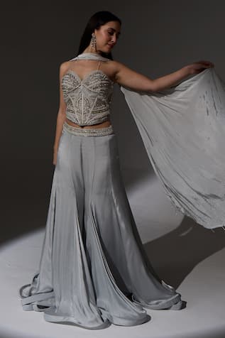 Jade By Ashima Agnes Corset Sharara set 