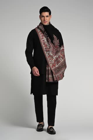 Taroob Taroob Kashmiri Fine Wool Multicolor Kaani Shawl 