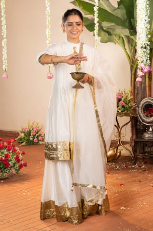 Panchhi By Kanupriya Tibrewala Samriddhi Tunic Palazzo Set